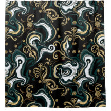 Elegant Luxury Glam Shower Curtain