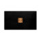 Elegant luxury gold black monogram QR code