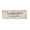 Elegant luxury Gold stone Return Address    Label