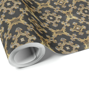 Elegant luxury look wrapping paper