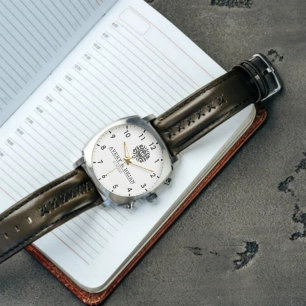 Elegant Luxury  monogram initials names Watch