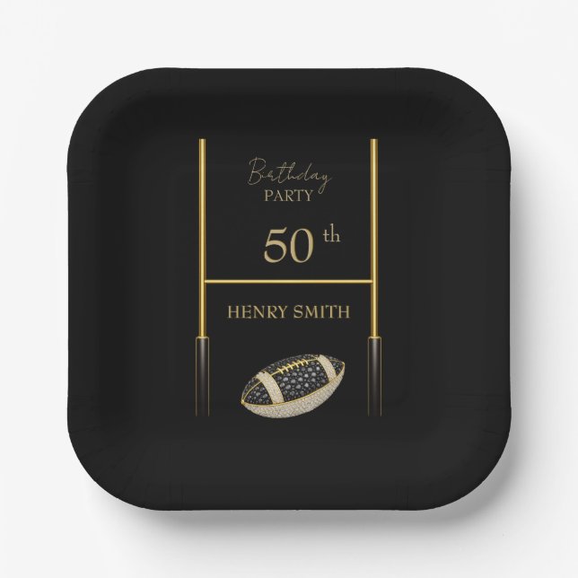 Elegant Luxury Party Plate for Men (Front)