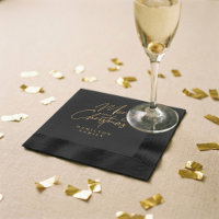 Elegant Luxury Personalized Merry Christmas Script