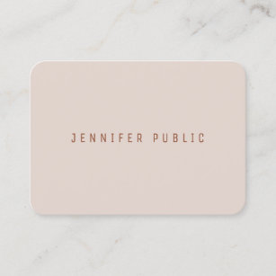 Elegant Luxury Professional Template Trendy Colors Business Card