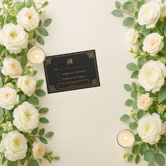 Elegant Luxury RSVP Card