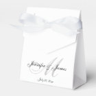 Elegant M Monogram | Wedding Favour Boxes