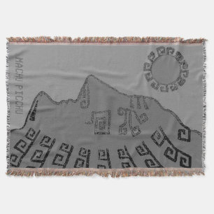 Elegant Machu_Picchu Cusco Peru Throw Blanket