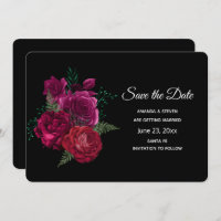 Elegant Magenta Rose Floral Bouquet