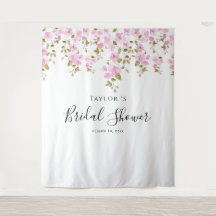 Elegant Magnolia Bridal Shower Backdrop