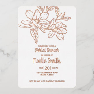 Elegant Magnolia Flowers, Bridal Shower