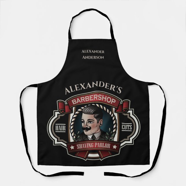 Elegant Man Personalise Apron (Front)
