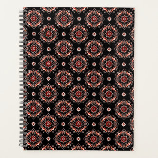 Elegant Mandala Boho Floral Pattern Planner