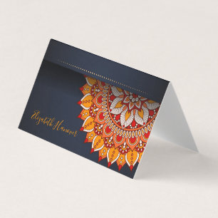 Elegant Mandala Business Card