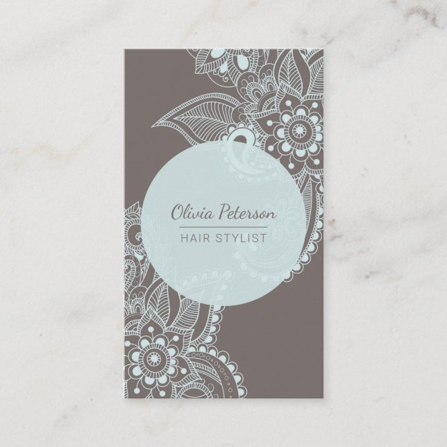 Elegant Mandala Business Card (Front)
