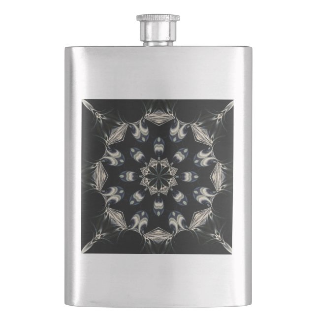 Elegant Mandala Hip Flask (Front)