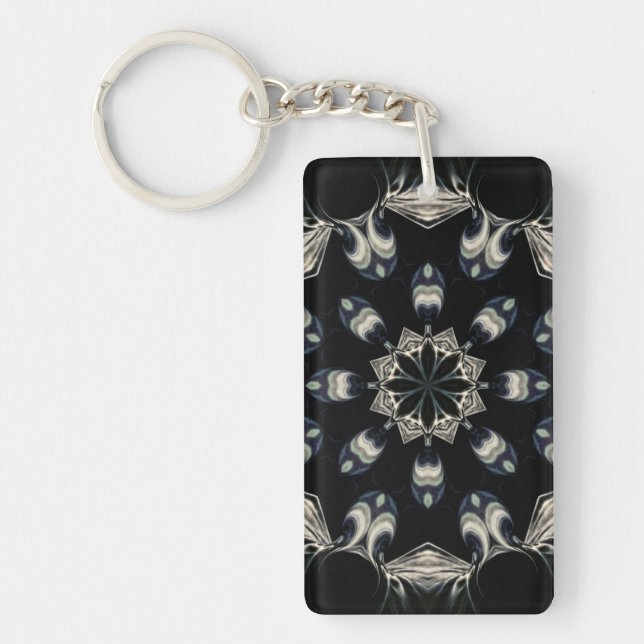 Elegant Mandala Key Ring (Front)
