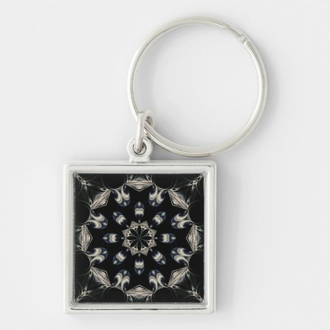 Elegant Mandala Key Ring (Front)