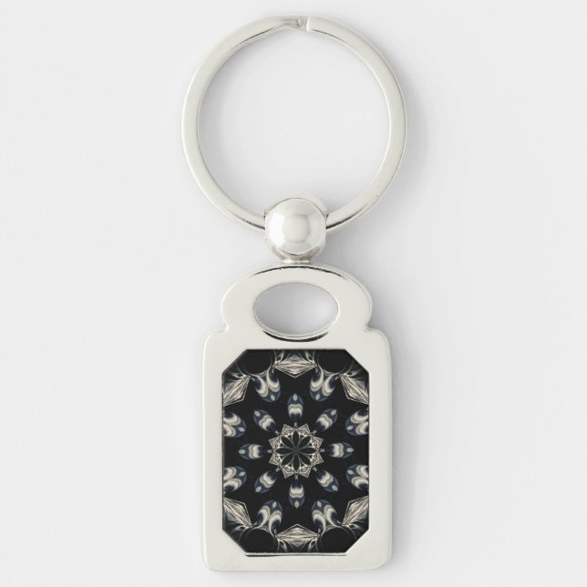 Elegant Mandala Key Ring (Front)
