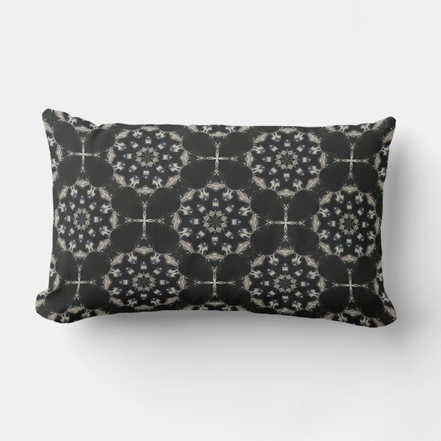 Elegant Mandala Lumbar Cushion (Front)