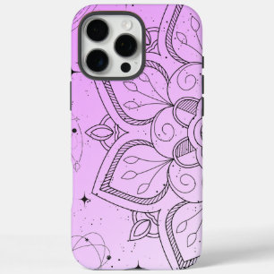 Elegant Mandala Pattern Customisable iPhone 16 Pro Max Case