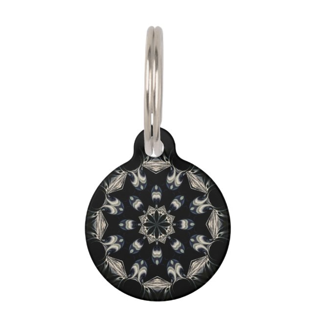 Elegant Mandala Pet Tag (Front)