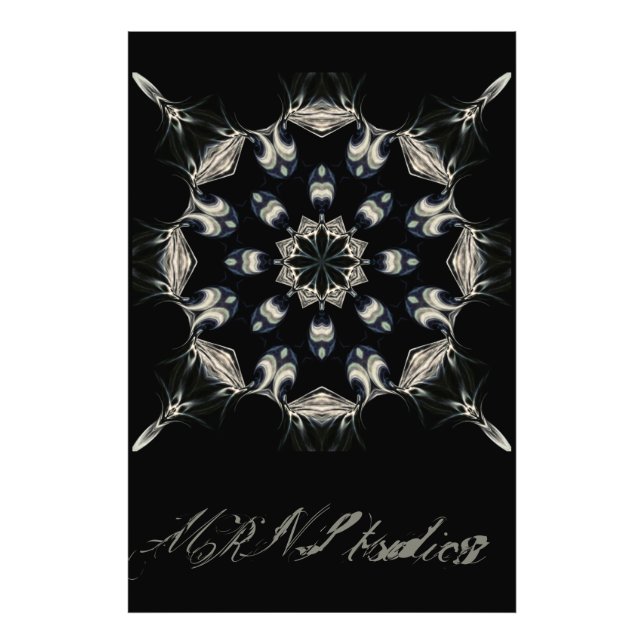 Elegant Mandala Photo Print (Front)
