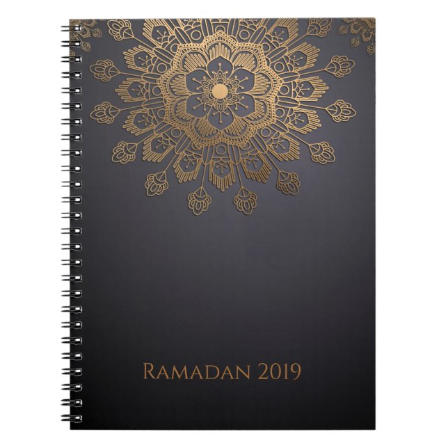 Elegant Mandala Ramadan Event Planner Notebook (Front)