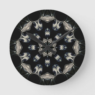 Elegant Mandala Round Clock