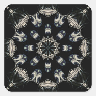 Elegant Mandala Square Sticker