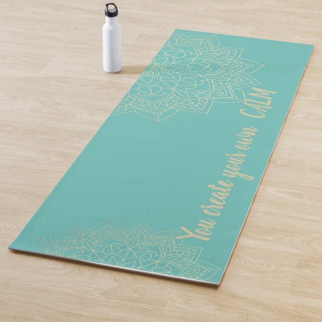 Elegant Mandala -You Create Your Own Calm Yoga Mat (In Situ)