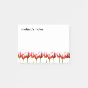 Elegant Maple Leaf Tulips Post-it Notes