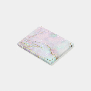 elegant marble art post-it notes