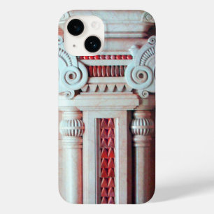 ELEGANT MARBLE COLUMN,RED PINK INTERIOR DESIGN Case-Mate iPhone 14 CASE
