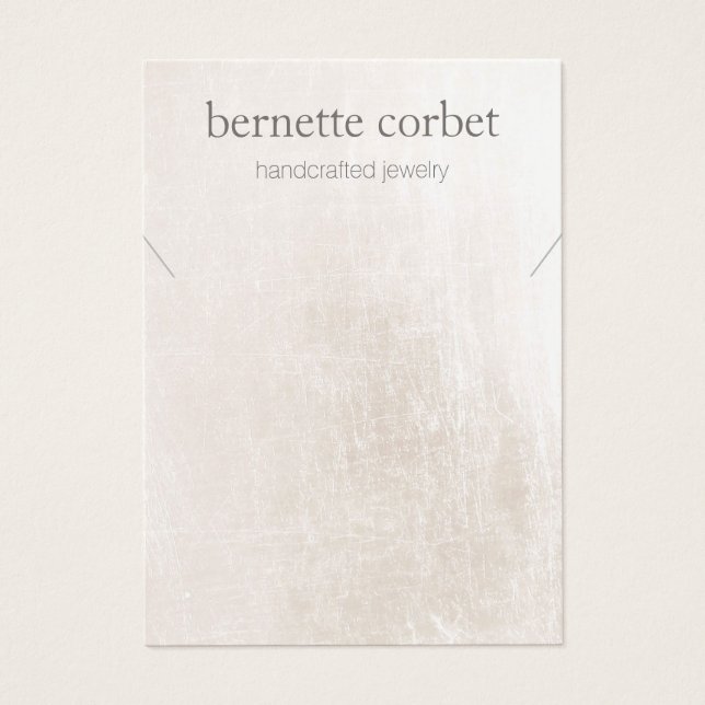 Elegant Marble Jewellery Designer Necklace Display (Front)