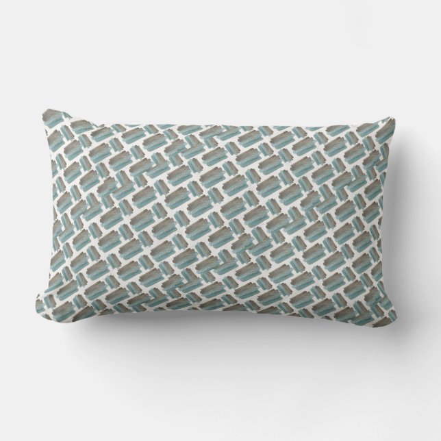Elegant  Marble Lumbar Cushion (Front)