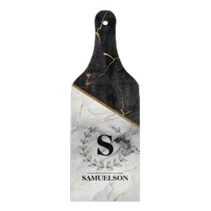 Elegant Marble Monogrammed Cutting Board