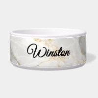 Elegant Marble Personalised with Your Pet Name