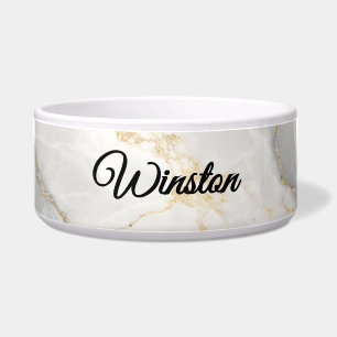 Elegant Marble Personalised with Your Pet Name
