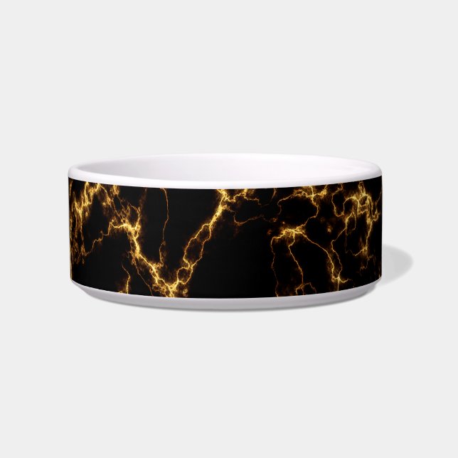 Elegant Marble style3 - Black Gold Bowl (Front)