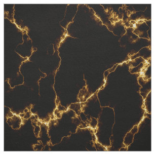 Elegant Marble style3 - Black Gold Fabric