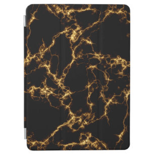Elegant Marble style3 - Black Gold iPad Air Cover