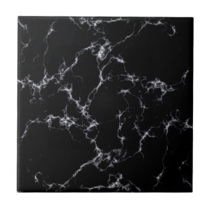 Elegant Marble style4 - Black and White Ceramic Tile