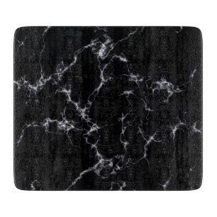Elegant Marble style4 - Black and White Cutting Board