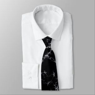 Elegant Marble style4 - Black and White Tie