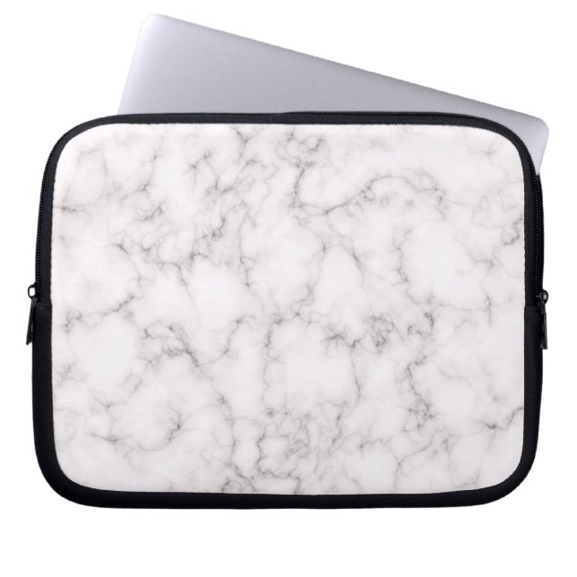 Elegant Marble style Laptop Sleeve (Front)