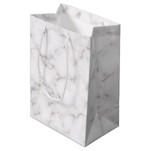 Elegant Marble style Medium Gift Bag