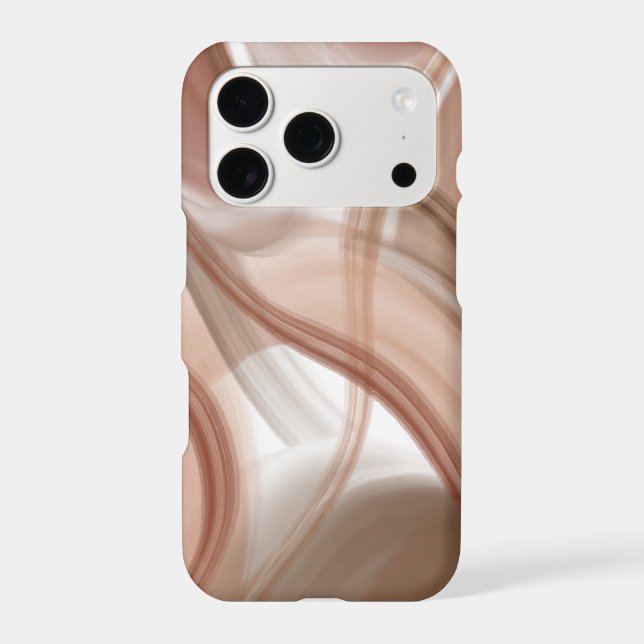    Elegant Marble Swirl iPhone Case – Modern pro17 (Back)