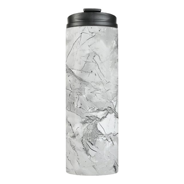 Elegant Marble Texture Bone China Mug (Front)