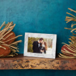 Elegant Marble Texture Frame<br><div class="desc">Stylish and chic full bleed photo keepsake that can be personalised for a one of a kind gift.</div>