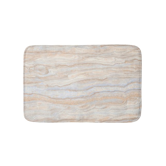 Elegant Marble Texture: High-Resolution Background Bath Mat (Front)